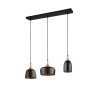 Trio Chiraz Hanglamp Zwart, 3-lichts