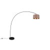 Trio MANSUR Staande lamp Zwart, 1-licht