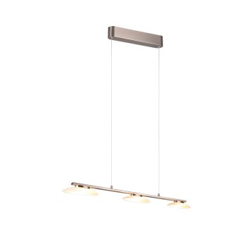 Trio Merton Hanglamp LED Nikkel mat, 3-lichts