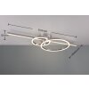 Trio MONTILLA Plafondlamp LED Chroom, 1-licht, Afstandsbediening