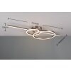 Trio MONTILLA Plafondlamp LED Nikkel mat, 1-licht, Afstandsbediening