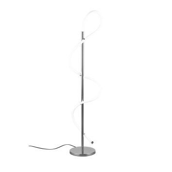 Reality Argos Staande lamp LED Chroom, 1-licht