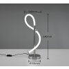 Reality Argos Tafellamp LED Chroom, 1-licht