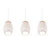 Reality BIDAR Hanglamp Natuurlijke kleuren, Wit, 3-lichts