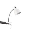 Reality HARVEY Klemlamp Chroom, Wit, 1-licht
