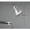 Reality HARVEY Klemlamp Chroom, Titan, 1-licht