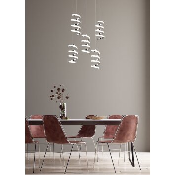 Reality Laola Hanglamp LED Chroom, 5-lichts