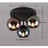 Reality SHELDON Plafondlamp Zwart, 3-lichts