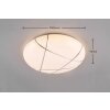Reality Tibor Plafondlamp LED Wit, 1-licht, Afstandsbediening