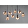 Trio Lumina Hanglamp Zwart, 8-lichts