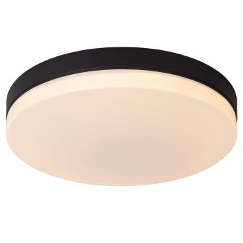 Lucide BISKIT Plafondlamp LED Zwart, 1-licht, Bewegingsmelder