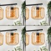 Lauden Hanger - Glas Amber, 4-lichts