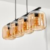 Lauden Hanger - Glas Amber, 4-lichts