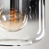 Lauden Hanger - Glas Chroom, Duidelijk, Rookkleurig, 4-lichts