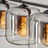 Lauden Hanger - Glas Chroom, Duidelijk, Rookkleurig, 4-lichts