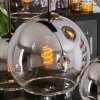 Koyoto Hanger - Glas Chroom, Duidelijk, Rookkleurig, 8-lichts