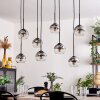 Koyoto Hanger - Glas Duidelijk, Rookkleurig, 8-lichts