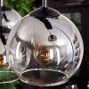 Koyoto Hanger - Glas Duidelijk, Rookkleurig, 8-lichts
