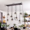 Koyoto Hanger - Glas Duidelijk, Rookkleurig, 8-lichts