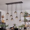 Koyoto Hanger - Glas Duidelijk, Rookkleurig, 8-lichts