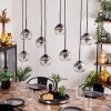 Koyoto Hanger - Glas Duidelijk, Rookkleurig, 8-lichts