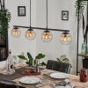 Gastor Hanglamp Amber, Duidelijk, 4-lichts