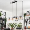 Gastor Hanglamp Amber, Duidelijk, 4-lichts