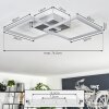 Obo Plafondlamp LED Titan, 1-licht