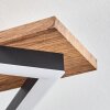 Cascada Plafondlamp LED Bruin, houtlook, Zwart, 1-licht