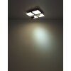 Globo VILLSI Plafondlamp LED Zwart, Wit, 1-licht, Afstandsbediening