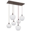 Globo MAXY Hanger Mokka, 6-lichts