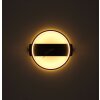 Globo UHR Muurlamp LED Zwart, 1-licht