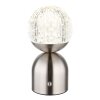 Globo JULSY Tafellamp LED Nikkel mat, 1-licht