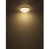 Globo MUCKY Plafondlamp LED Chroom, 1-licht, Afstandsbediening