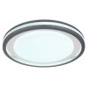GloboTERPSA Plafondlamp LED Grijs, Wit, 1-licht, Afstandsbediening