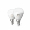 Philips Hue Set van 2 E14 LED 5,1 Watt 4000 Kelvin 470 Lumen