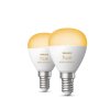 Philips Hue Set van 2 E14 LED 5,1 Watt 4000 Kelvin 470 Lumen