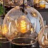 Koyoto Hanger - Glas Amber, 8-lichts