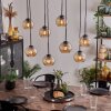 Koyoto Hanger - Glas Amber, 8-lichts