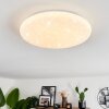 Melres Plafondlamp LED Wit, 1-licht, Afstandsbediening