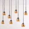 Koyoto Hanger - Glas Amber, 8-lichts