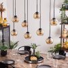 Koyoto Hanger - Glas Amber, 8-lichts