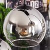 Koyoto Hanger - Glas Chroom, Duidelijk, Rookkleurig, 8-lichts