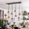 Koyoto Hanger - Glas Chroom, Duidelijk, Rookkleurig, 8-lichts