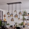 Koyoto Hanger - Glas Chroom, Duidelijk, Rookkleurig, 8-lichts