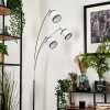Lohobe Staande lamp Chroom, Zwart, 3-lichts