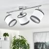 Lohobe Plafondlamp Chroom, 3-lichts