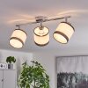 Lohobe Plafondlamp Chroom, 3-lichts