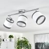Lohobe Plafondlamp Chroom, 3-lichts