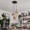 Vevino Hanger - Glas Chroom, Rookkleurig, 3-lichts